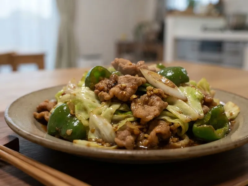 豚こまとキャベツの回鍋肉