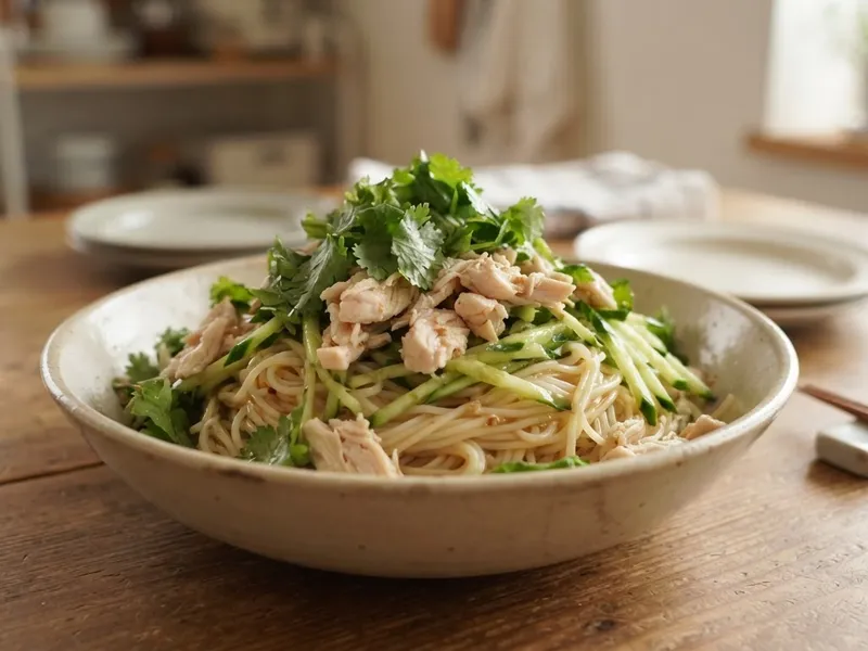そうめんのエスニックあえ麺