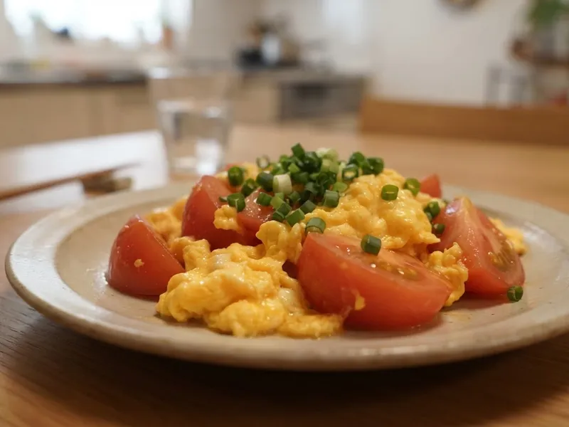 トマトと卵の中華炒め