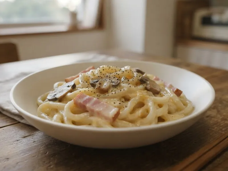 カルボナーラうどん