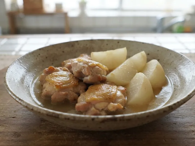 かぶと鶏もものレモン塩煮