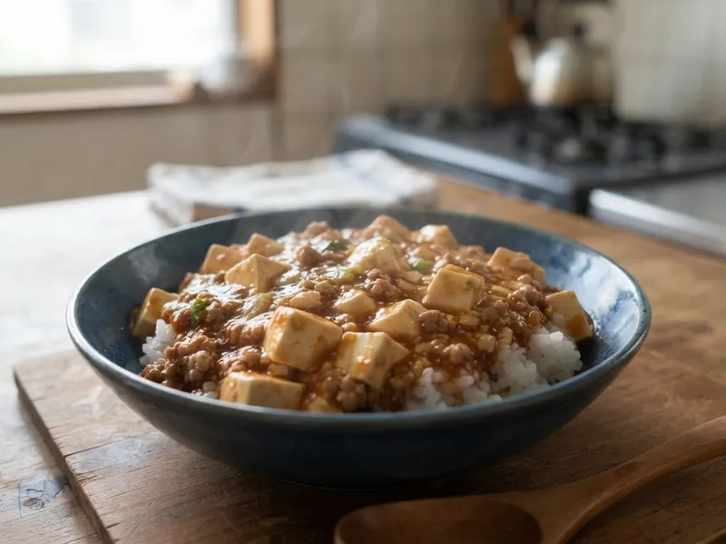 麻婆豆腐丼